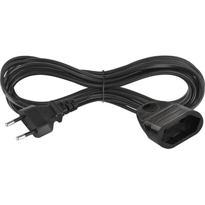 EMOS Rallonge de 5 m Avec fiche européenne et prise 250 V, 2,5 A, 575 W PVC, 0,75 mm² Protection de contact accrue IP20 pour l'intérieur Convient pour lampes, téléviseurs, adaptateurs EMOS Rallonge de 5 m Avec fiche européenne et prise 250 V, 2,5 A, 575 W PVC, 0,75 mm² Protection de contact accrue IP20 pour l'intérieur Convient pour lampes, téléviseurs, adaptateurs