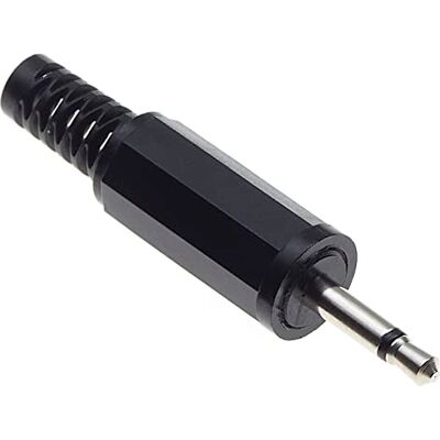 Keple Prise de 2,5 mm, mono avec décharge de traction Prise en plastique Réparation Jack TS 2 pôles mâle Type de soudure mâle connecteur de câble audio DIY pour Lot de 5 Keple Prise de 2,5 mm, mono avec décharge de traction Prise en plastique Réparation Jack TS 2 pôles mâle Type de soudure mâle connecteur de câble audio DIY pour Lot de 5