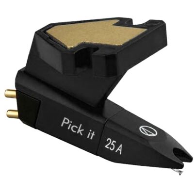 Pro-Ject Pick it 25A, cellule MM avec bobines en argent, noir Cellule MM à bobines en argent, pointe elliptique, 5,5 mV, force d'appui 1,5 g, fixation 1/2 pouce, avec Ortofon Pro-Ject Pick it 25A, cellule MM avec bobines en argent, noir Cellule MM à bobines en argent, pointe elliptique, 5,5 mV, force d'appui 1,5 g, fixation 1/2 pouce, avec Ortofon