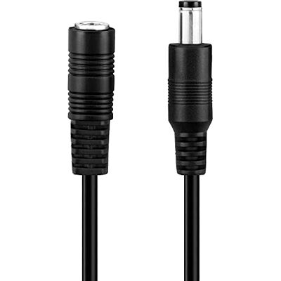 conecto CC20072 Câble d'extension DC avec prise femelle 5,5 x 2,5 mm Noir 5 m conecto CC20072 Câble d'extension DC avec prise femelle 5,5 x 2,5 mm Noir 5 m