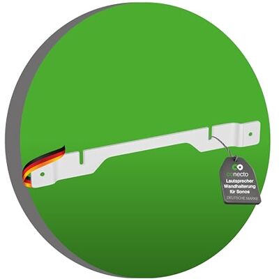 conecto Support mural pour haut-parleur Sonos® Ray, charge jusqu'à 2 kg, blanc conecto Support mural pour haut-parleur Sonos® Ray, charge jusqu'à 2 kg, blanc