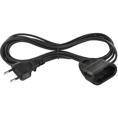 EMOS Rallonge de 3 m Avec fiche européenne et prise 250 V, 2,5 A, 575 W PVC, 0,75 mm² Protection de contact accrue IP20 pour l'intérieur Convient pour lampes, téléviseurs, adaptateurs EMOS Rallonge de 3 m Avec fiche européenne et prise 250 V, 2,5 A, 575 W PVC, 0,75 mm² Protection de contact accrue IP20 pour l'intérieur Convient pour lampes, téléviseurs, adaptateurs