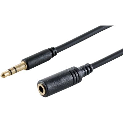 1aTTack.de Lot de 5 rallonges audio AUX noires de 3,5 mm TRS Slim avec connecteurs plaqués or Pour écouteurs, haut-parleurs et autres appareils audio 1aTTack.de Lot de 5 rallonges audio AUX noires de 3,5 mm TRS Slim avec connecteurs plaqués or Pour écouteurs, haut-parleurs et autres appareils audio