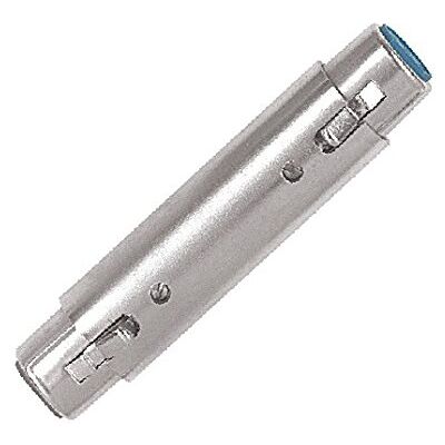 Proel AT340 Adaptateur audio en métal XLR 3 broches vers XLR 3 broches femelle Proel AT340 Adaptateur audio en métal XLR 3 broches vers XLR 3 broches femelle
