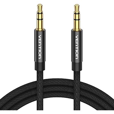 Vention Câble Jack Audio Câble Auxiliaire 3.5mm Mâle vers Mâle Nylon Tressé Jack Stéréo Câble Aux Voiture pour Autoradios, iPhone, Samsung, iPod, iPad, Haut-parleurs, écouteurs, MP3 (0,5m) Vention Câble Jack Audio Câble Auxiliaire 3.5mm Mâle vers Mâle Nylon Tressé Jack Stéréo Câble Aux Voiture pour Autoradios, iPhone, Samsung, iPod, iPad, Haut-parleurs, écouteurs, MP3 (0,5m)
