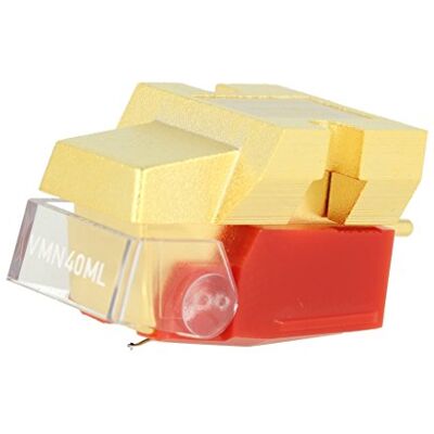 Technica VM740ML Dual Moving Magnet Phono Cartridge (Gold/Red) Comprend 4 vis, 2 rondelles, 2 écrous, tournevis, brosse et fils de plomb pour l'installation, l'entretien et la lecture Technica VM740ML Dual Moving Magnet Phono Cartridge (Gold/Red) Comprend 4 vis, 2 rondelles, 2 écrous, tournevis, brosse et fils de plomb pour l'installation, l'entretien et la lecture