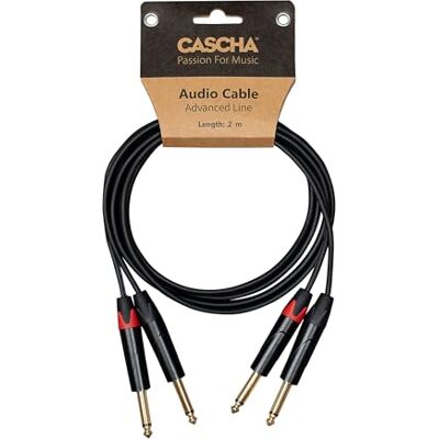 CASCHA Advanced Line Audio Cable Jack (2M) to Jack (2M), 1m CASCHA Advanced Line Audio Cable Jack (2M) to Jack (2M), 1m