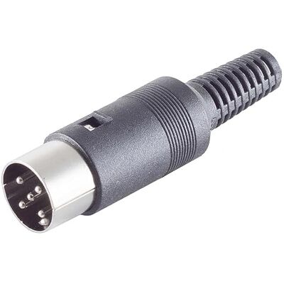 1aTTack.de 5x Fiche DIN 5 broches 360° audio contacts nickelés Fiche DIN audio 5 broches 360°, robuste, contacts nickelés, pour HiFi, chaînes audio et équipement studio 1aTTack.de 5x Fiche DIN 5 broches 360° audio contacts nickelés Fiche DIN audio 5 broches 360°, robuste, contacts nickelés, pour HiFi, chaînes audio et équipement studio