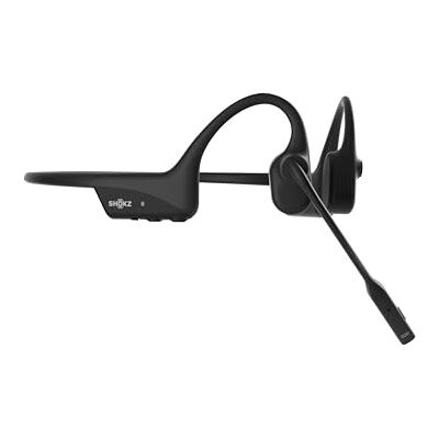 SHOKZ OpenComm2 casque Bluetooth à oreilles libres 16h d'autonomie en communication, microphone antibruit, conduction osseuse, pour le bureau, les appels et les réunions SHOKZ OpenComm2 casque Bluetooth à oreilles libres 16h d'autonomie en communication, microphone antibruit, conduction osseuse, pour le bureau, les appels et les réunions