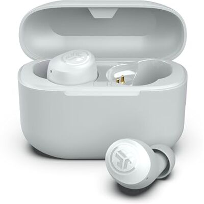 JLab Go Air Pop+ Ecouteurs Bluetooth sans Fil Écouteurs Intra-Auriculaires avec Micro, 35+ Heures d'Autonomie, Ecouteur et Boîtier de Charge, Oreillette Son Personnalisé EQ3, App, Blanc Nuage JLab Go Air Pop+ Ecouteurs Bluetooth sans Fil Écouteurs Intra-Auriculaires avec Micro, 35+ Heures d'Autonomie, Ecouteur et Boîtier de Charge, Oreillette Son Personnalisé EQ3, App, Blanc Nuage