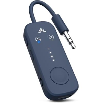 Avantree Relay Adaptateur Bluetooth pour Avion pour 2 AirPods ou Casques Qualcomm aptX Adaptive, 25 H d’Autonomie, Mises À Jour du Firmware, Émetteur Audio AUX 3,5 mm pour Voyage & Salle De Sport Avantree Relay Adaptateur Bluetooth pour Avion pour 2 AirPods ou Casques Qualcomm aptX Adaptive, 25 H d’Autonomie, Mises À Jour du Firmware, Émetteur Audio AUX 3,5 mm pour Voyage & Salle De Sport