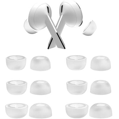 MMOBIEL Embouts de Rechange pour Samsung Galaxy Buds 3 Pro par 3 Paires (S/M/L) Silicone Antidérapants, Réduction de Bruit, Ajustement Confortable – Compatible Boîtier de Chargement (Blanc) MMOBIEL Embouts de Rechange pour Samsung Galaxy Buds 3 Pro par 3 Paires (S/M/L) Silicone Antidérapants, Réduction de Bruit, Ajustement Confortable – Compatible Boîtier de Chargement (Blanc)