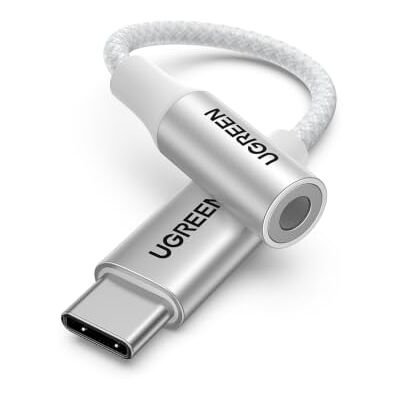 UGREEN Adaptateur USB C Jack 3.5mm TRRS DAC Câble Casque Micro Écouteurs Numérique 4 Pôles Compatible avec iPhone 17 Pro Max Plus 16 Galaxy S25 S24 Pixel 10 9 8 MacBook iPad(Blanc Argenté) UGREEN Adaptateur USB C Jack 3.5mm TRRS DAC Câble Casque Micro Écouteurs Numérique 4 Pôles Compatible avec iPhone 17 Pro Max Plus 16 Galaxy S25 S24 Pixel 10 9 8 MacBook iPad(Blanc Argenté)