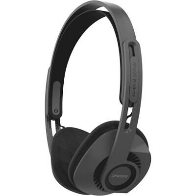 Koss KPH30 Casque supra-auriculaire Bluetooth sans fil Style rétro Gris Plus de 20 heures d'autonomie, chargement USB-C, microphone Koss KPH30 Casque supra-auriculaire Bluetooth sans fil Style rétro Gris Plus de 20 heures d'autonomie, chargement USB-C, microphone