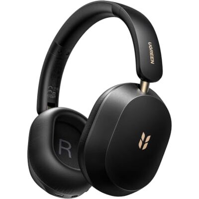 UGREEN HiTune Max 5s Casque Bluetooth sans Fil ANC Adaptative 45dB Hi Res Casque Audio LDAC 5 Micros BT 6.0 Audio Spatial Réduction Active du Bruit Adaptative EQ App 112H Connexion Multipoint Noir UGREEN HiTune Max 5s Casque Bluetooth sans Fil ANC Adaptative 45dB Hi Res Casque Audio LDAC 5 Micros BT 6.0 Audio Spatial Réduction Active du Bruit Adaptative EQ App 112H Connexion Multipoint Noir