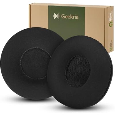 GEEKRIA Coussinets pour Sennheiser Urbanite On-Ear, pas XL, noirs Tissu laminé, mousse à mémoire haute densité, rabat élastique, installation sans outil, 1 paire, casque non inclus GEEKRIA Coussinets pour Sennheiser Urbanite On-Ear, pas XL, noirs Tissu laminé, mousse à mémoire haute densité, rabat élastique, installation sans outil, 1 paire, casque non inclus