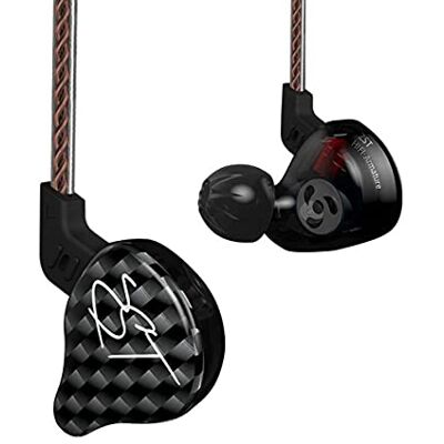 Yinyoo KZ ZST Écouteur Filaire Sport, Écouteurs Intra-Auriculaires Écouteurs Casque Filaire Stéréo Anti-Bruit avec Jack 3.5mm(Carbone sans Micro) Yinyoo KZ ZST Écouteur Filaire Sport, Écouteurs Intra-Auriculaires Écouteurs Casque Filaire Stéréo Anti-Bruit avec Jack 3.5mm(Carbone sans Micro)