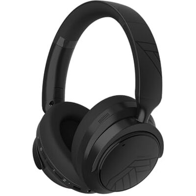 PowerLocus Casque Bluetooth supra-auriculaire avec suppression active du bruit, 70 heures de lecture, casque Hi-Fi stéréo sans fil avec étui de transport, pliable, avec micro pour voyage, téléphone PowerLocus Casque Bluetooth supra-auriculaire avec suppression active du bruit, 70 heures de lecture, casque Hi-Fi stéréo sans fil avec étui de transport, pliable, avec micro pour voyage, téléphone