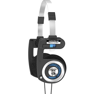 Koss Casque stéréo "PORTAPRO" (On-Ear, classic, casque à bandeau ouvert, avec fil de 1,2 m, 15-25000 Hz, jack 3,52mm mâle) Noir/Gris/Bleu Koss Casque stéréo "PORTAPRO" (On-Ear, classic, casque à bandeau ouvert, avec fil de 1,2 m, 15-25000 Hz, jack 3,52mm mâle) Noir/Gris/Bleu