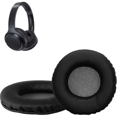 kwmobile 2x Coussinet compatible avec AudioTechnica ATH-S200BT / ATH-S220BT coussinet Coussinets en mousse pour casque audio noir kwmobile 2x Coussinet compatible avec AudioTechnica ATH-S200BT / ATH-S220BT coussinet Coussinets en mousse pour casque audio noir