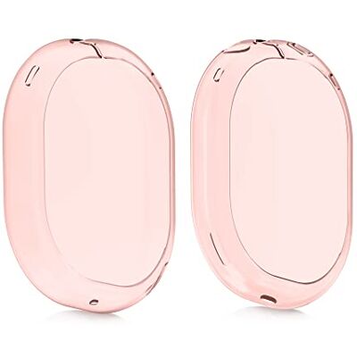 kwmobile 2x Étui compatible avec Apple AirPods Max étui Protection en TPU cristal pour casque audio fuchsia-transparent kwmobile 2x Étui compatible avec Apple AirPods Max étui Protection en TPU cristal pour casque audio fuchsia-transparent
