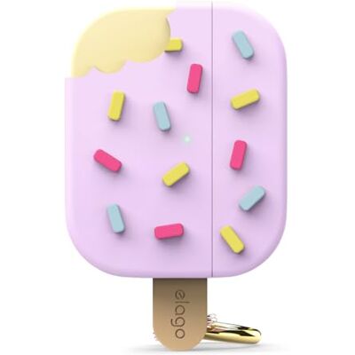 elago Coque Glace avec Mousqueton pour AirPods Pro 3 Mousqueton Inclus, Compatible avec la Charge sans Fil, Protection Complète (Myrtille) elago Coque Glace avec Mousqueton pour AirPods Pro 3 Mousqueton Inclus, Compatible avec la Charge sans Fil, Protection Complète (Myrtille)