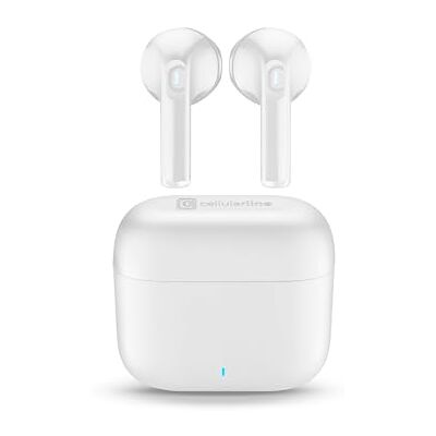 Cellular Line Écouteurs sans fil Wavy Capsule avec commandes tactiles, assistant vocal, connexion automatique et jusqu'à 16 heures d'autonomie avec l'étui Blanc Cellular Line Écouteurs sans fil Wavy Capsule avec commandes tactiles, assistant vocal, connexion automatique et jusqu'à 16 heures d'autonomie avec l'étui Blanc