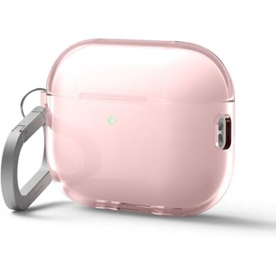 elago Coque Transparente avec Mousqueton pour AirPods Pro 3 Mousqueton Inclus, Jaunissement Réduit, Antichoc, Protection Complète, TPU Souple, Charge sans Fil (Joli Rose) elago Coque Transparente avec Mousqueton pour AirPods Pro 3 Mousqueton Inclus, Jaunissement Réduit, Antichoc, Protection Complète, TPU Souple, Charge sans Fil (Joli Rose)