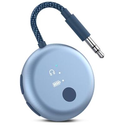Avantree SoundJet R1 – Adaptateur Avion Bluetooth pour Écouteurs & AirPods pour Voyages, aptX Adaptive, Batterie de 25h, Transmetteur Audio sans Fil avec Puce Qualcomm Avantree SoundJet R1 – Adaptateur Avion Bluetooth pour Écouteurs & AirPods pour Voyages, aptX Adaptive, Batterie de 25h, Transmetteur Audio sans Fil avec Puce Qualcomm