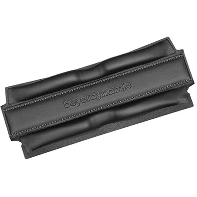 beyerdynamic pièce de rechange originale coussinet de tête pour DT 1770 PRO et DT 1990 PRO, bandeau en similicuir noir avec évidement fontanelle, remplacement du bandeau sans outils beyerdynamic pièce de rechange originale coussinet de tête pour DT 1770 PRO et DT 1990 PRO, bandeau en similicuir noir avec évidement fontanelle, remplacement du bandeau sans outils