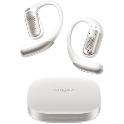 SHOKZ OpenFit Pro écouteurs à oreilles libres, Dolby Atmos Blanc Réduction de bruit, Dolby Atmos, basses puissantes, 50 h d’autonomie, appels IA clairs, sport et travail, bluetooth 6.1, IP55 SHOKZ OpenFit Pro écouteurs à oreilles libres, Dolby Atmos Blanc Réduction de bruit, Dolby Atmos, basses puissantes, 50 h d’autonomie, appels IA clairs, sport et travail, bluetooth 6.1, IP55