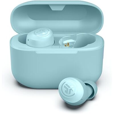 JLab Go Air Pop+ Ecouteurs Bluetooth sans Fil Écouteurs Intra-Auriculaires avec Micro, 35+ Heures d'Autonomie, Ecouteur et Boîtier de Charge, Oreillette Son Personnalisé EQ3, App, Bleu Clair JLab Go Air Pop+ Ecouteurs Bluetooth sans Fil Écouteurs Intra-Auriculaires avec Micro, 35+ Heures d'Autonomie, Ecouteur et Boîtier de Charge, Oreillette Son Personnalisé EQ3, App, Bleu Clair