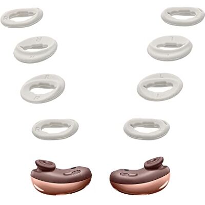 kwmobile 8x Embout d'écouteur compatible avec Samsung Galaxy Buds Live Embouts de rechange en silicone taille S et L blanc kwmobile 8x Embout d'écouteur compatible avec Samsung Galaxy Buds Live Embouts de rechange en silicone taille S et L blanc