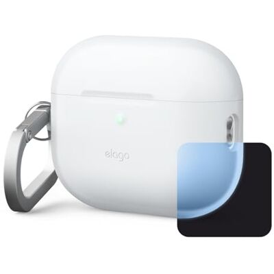 elago Coque en Silicone avec Mousqueton pour AirPods Pro 3 Coque Silicone + Mousqueton, Compatible avec la Charge sans Fil, Résistant aux Chocs, Protection Totale (Bleu Lumineux) elago Coque en Silicone avec Mousqueton pour AirPods Pro 3 Coque Silicone + Mousqueton, Compatible avec la Charge sans Fil, Résistant aux Chocs, Protection Totale (Bleu Lumineux)