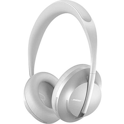 Bose Noise Cancelling Headphones 700 – Casque Bluetooth sans fil Supra-Aural avec Microphone Intégré pour des Appels Clairs et le Contrôle vocal via Alexa, Argent Bose Noise Cancelling Headphones 700 – Casque Bluetooth sans fil Supra-Aural avec Microphone Intégré pour des Appels Clairs et le Contrôle vocal via Alexa, Argent