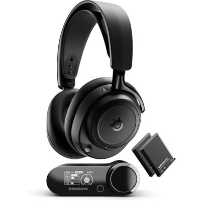 SteelSeries Arctis Nova Elite Noir Casque gaming sans fil 96 kHz / 24 bits Haut-parleurs en fibre de carbone ANC Réduction du bruit par IA Appli 2,4GHz+Bluetooth OmniPlay PC+PS+Xbox SteelSeries Arctis Nova Elite Noir Casque gaming sans fil 96 kHz / 24 bits Haut-parleurs en fibre de carbone ANC Réduction du bruit par IA Appli 2,4GHz+Bluetooth OmniPlay PC+PS+Xbox