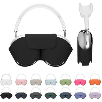 kwmobile Coque compatible avec Apple AirPods Max/AirPods Max 2 coque Housse de protection souple en polyester pour casque audio avec mode veille noir kwmobile Coque compatible avec Apple AirPods Max/AirPods Max 2 coque Housse de protection souple en polyester pour casque audio avec mode veille noir
