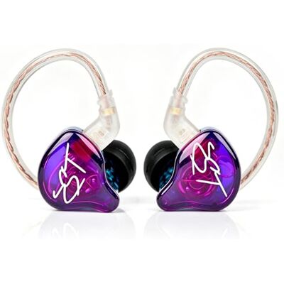 Yinyoo KZ ZST Armature d'équilibre hybride colorée avec écouteurs intra-auriculaires dynamiques 1BA+1DD Casque Hifi (violet, sans micro) Yinyoo KZ ZST Armature d'équilibre hybride colorée avec écouteurs intra-auriculaires dynamiques 1BA+1DD Casque Hifi (violet, sans micro)