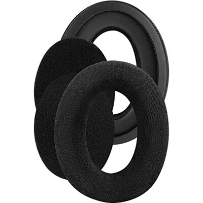GEEKRIA Coussinets d'oreille de rechange Comfort Velour pour casques Sennheiser HD515, HD518, HD555, HD558, HD559, HD569, HD579, HD589 (noirs) GEEKRIA Coussinets d'oreille de rechange Comfort Velour pour casques Sennheiser HD515, HD518, HD555, HD558, HD559, HD569, HD579, HD589 (noirs)