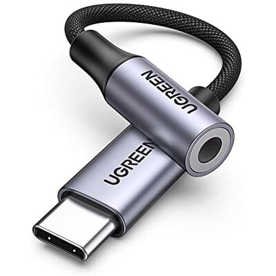 UGREEN Adaptateur USB C Jack 3.5mm TRRS DAC Câble Casque Micro(Gris 1pc) Écouteurs Numérique 4 Pôles Compatible avec iPhone 17 Pro Max Plus 16 Galaxy S25 S24 Pixel 10 9 8 MacBook iPad Pro Air UGREEN Adaptateur USB C Jack 3.5mm TRRS DAC Câble Casque Micro(Gris 1pc) Écouteurs Numérique 4 Pôles Compatible avec iPhone 17 Pro Max Plus 16 Galaxy S25 S24 Pixel 10 9 8 MacBook iPad Pro Air