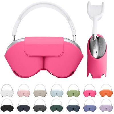 kwmobile Coque compatible avec Apple AirPods Max/AirPods Max 2 coque Housse de protection souple en polyester pour casque audio avec mode veille rose fuchsia kwmobile Coque compatible avec Apple AirPods Max/AirPods Max 2 coque Housse de protection souple en polyester pour casque audio avec mode veille rose fuchsia