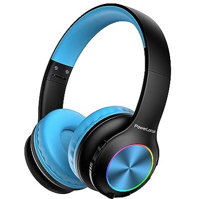PowerLocus Casque Bluetooth Sans Fil pour Enfants, Casques Pliables avec Lumières LED, HD Stéréo, USB-C Recharge Rapide, Micro Intégré, pour iPhone/Tablettes/TV PowerLocus Casque Bluetooth Sans Fil pour Enfants, Casques Pliables avec Lumières LED, HD Stéréo, USB-C Recharge Rapide, Micro Intégré, pour iPhone/Tablettes/TV