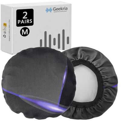 GEEKRIA Lot de 2 paires de protège-écouteurs en tissu flexible Extensibles et lavables Compatible avec les casques B Bose JBL Skullcandy Sony (Cosmos) GEEKRIA Lot de 2 paires de protège-écouteurs en tissu flexible Extensibles et lavables Compatible avec les casques B Bose JBL Skullcandy Sony (Cosmos)