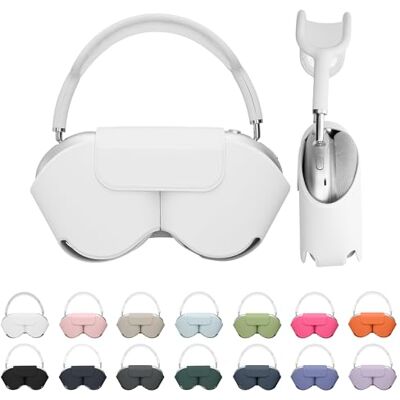 kwmobile Coque compatible avec Apple AirPods Max/AirPods Max 2 coque Housse de protection souple en polyester pour casque audio avec mode veille blanc kwmobile Coque compatible avec Apple AirPods Max/AirPods Max 2 coque Housse de protection souple en polyester pour casque audio avec mode veille blanc