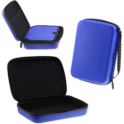 Navitech Étui robuste pour casque audio Technica ATH-M5R7B Bleu Navitech Étui robuste pour casque audio Technica ATH-M5R7B Bleu