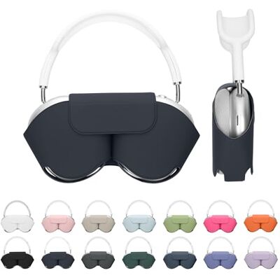 kwmobile Coque compatible avec Apple AirPods Max/AirPods Max 2 coque Housse de protection souple en polyester pour casque audio avec mode veille bleu foncé kwmobile Coque compatible avec Apple AirPods Max/AirPods Max 2 coque Housse de protection souple en polyester pour casque audio avec mode veille bleu foncé