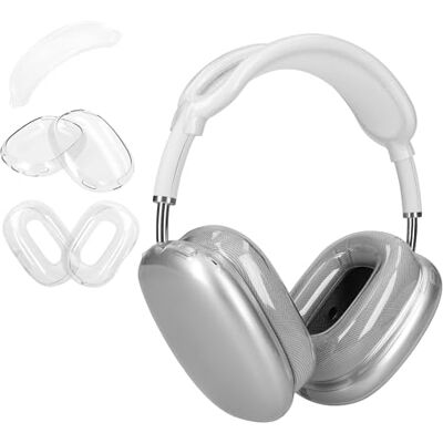 kwmobile Étui compatible avec Apple AirPods Max/AirPods Max 2 coque Protection complète 3 en 1 pour casque audio en TPU transparent kwmobile Étui compatible avec Apple AirPods Max/AirPods Max 2 coque Protection complète 3 en 1 pour casque audio en TPU transparent