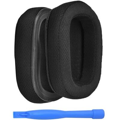 MMOBIEL Remplacement Coussinets Casque pour Logitech G935 / G933 Casque par Coussinets de Rechange pour G230, G231, G233, G332, G35, G430, G431, G432, G433, G533, G633, G633S, G635, G930, G933S MMOBIEL Remplacement Coussinets Casque pour Logitech G935 / G933 Casque par Coussinets de Rechange pour G230, G231, G233, G332, G35, G430, G431, G432, G433, G533, G633, G633S, G635, G930, G933S