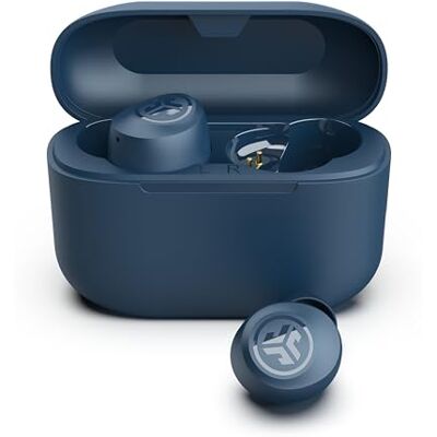 JLab Go-Air Pop+ True Wireless Earphones, Earbuds Bluetooth, Écouteurs sans Fil avec 35H+ Temps de Lecture, Écouteurs Intra-auriculaires avec Microphone, Boîte de Chargement, App, Bleu Marine JLab Go-Air Pop+ True Wireless Earphones, Earbuds Bluetooth, Écouteurs sans Fil avec 35H+ Temps de Lecture, Écouteurs Intra-auriculaires avec Microphone, Boîte de Chargement, App, Bleu Marine