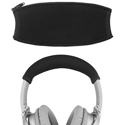 GEEKRIA Housse de bandeau compatible avec Bose QuietComfort 35 Series 2 Gaming, QC35II, QC25, coussin de bandeau, protection de bandeau, installation facile, aucun outil nécessaire (noir) GEEKRIA Housse de bandeau compatible avec Bose QuietComfort 35 Series 2 Gaming, QC35II, QC25, coussin de bandeau, protection de bandeau, installation facile, aucun outil nécessaire (noir)